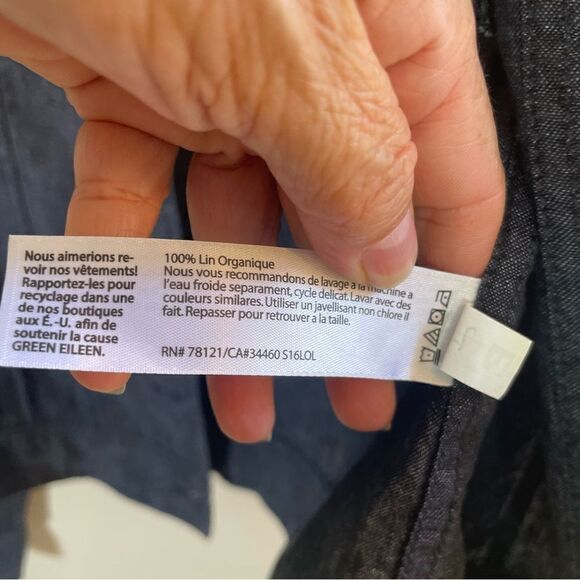 Eileen Fisher Blue Organic jacket - Picture 9 of 15